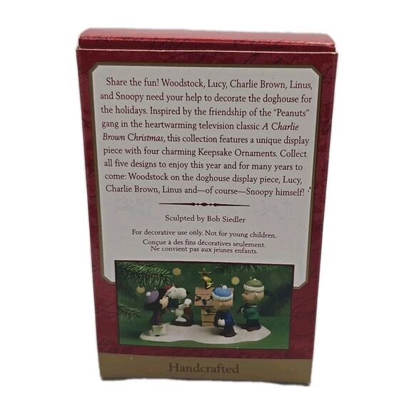 Hallmark keepsake a Snoopy Christmas ornament Fifth In Collection New U53 - Picture 5 of 5